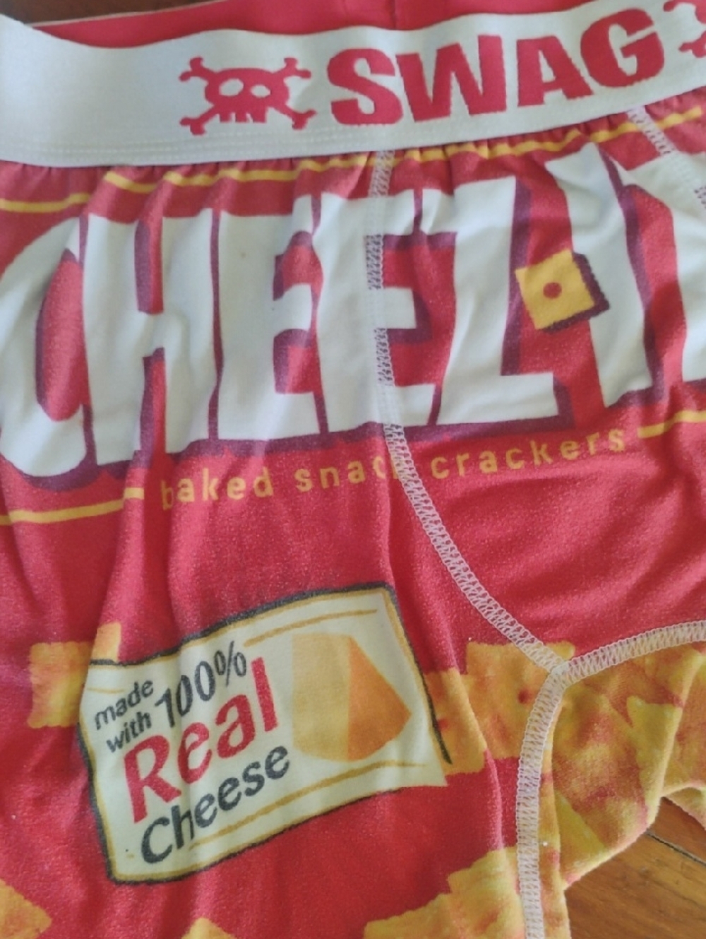 ☠️ CHEEZ IT BOXER BRIEFS Kellogg's Vintage Boxers Sz Small